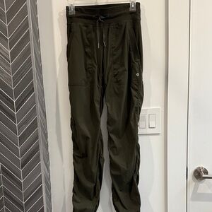 Lululemon Athletica Dark Green Track Pants